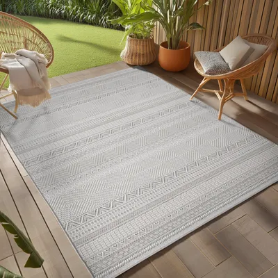 Obrázek produktu pro Teppium Venkovní Koberec Voděodolný a UV Odolný Ideální do Kuchyně na Balkon Terasu Zahradu i Obývací Pokoj, Velikost: 240x340 cm