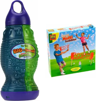 Produktbild von Seifenblasen Spielset mit Gazillion Seifenblasenflüssigkeit und SES Mega Multi bubbles Set