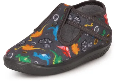 Image de Chaussons pour enfants Ladeheid LARW003 (gris dinosaure, taille 18)