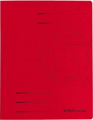 Image de herlitz 10902898 Schnellhefter Quality Karton rot DIN A4