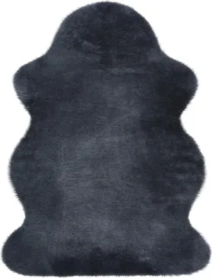 Produktbild von Heitmann Felle Australisches Lammfell, geschoren Größe ca. 100 cm lang, Farbe: Anthrazit 869AN