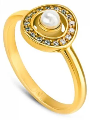 Produktbild von Eleganter goldfarbener Damen Ring in Größe 5