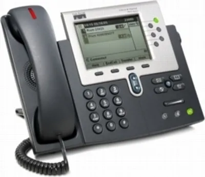 Produktbild von Cisco IP-Phone 7961G-GE Telefon, Rufnummernanzeige, Freisprechfunktion, Ethernet