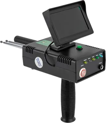 Zdjęcie produktu dla Wykrywacz metali, wykrywacz metali z wyświetlaczem LED 3D, wykrywacz metali dla dorosłych, czarny