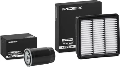 Produktbild von RIDEX Filterset Inspektionspaket Filtersatz für HYUNDAI i30 (FD) für KIA CEE'D Schrägheck (ED)