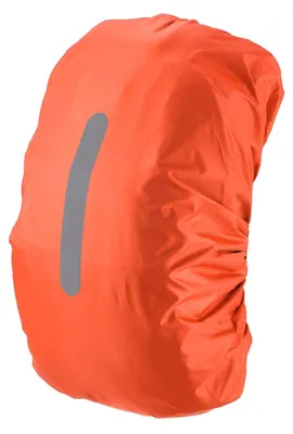 Immagine prodotto di Copertura impermeabile per zaino, adatta a zaini da 65L-75L, copertura impermeabile per borsa con fascia riflettente verticale, ideale per escursioni, ciclismo, campeggio e viaggi all'aperto [arancione]
