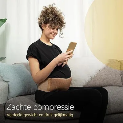 Productafbeelding van Zwangerschapsband - Ondersteuning voor rug en buik, one size