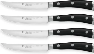 Image de Jeu de couteaux à steak de Wüsthof Classic Ikon avec 4 couteaux