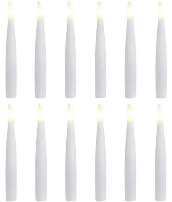 Zdjęcie produktu dla Świece Choinkowe LED Lampki Ozdobne Zaczepiane Dekoracyjne Zestaw 12 szt