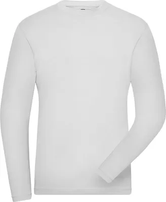 Produktbild von Langarm Shirt aus weichem Elastic-Single-Jersey white, Gr. M