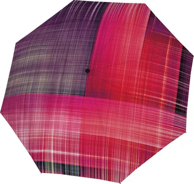 Image de doppler parapluie de poche parapluie Carbonsteel Magic Noble Check Pink multicolore