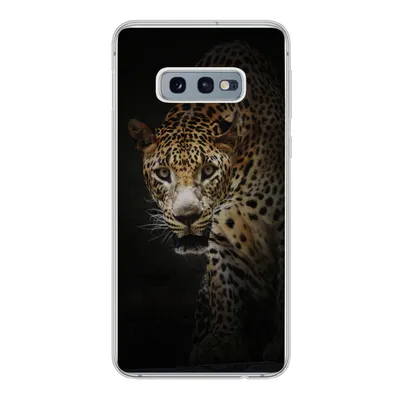 Produktbild von MuchoWow® Handyhülle Schutzhülle Hülle für Samsung Galaxy S10e Leopard - Wilde Tiere - Licht Silikon Softcase Handy Hülle - Handy