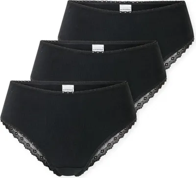 Produktbild von Schiesser Damen 3 er Pack Brazilian Gr. 38 sortiert 1