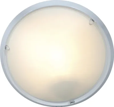 Produktbild von Näve Leuchten Deckenleuchte mit E27 Deckenleuchte mit E27 Deckenleuchten - Deckenleuchte, Deckenlampe aus Metall und Glas in weiß, 8 cm hoch, Ø 26 cm, E27-Fassung