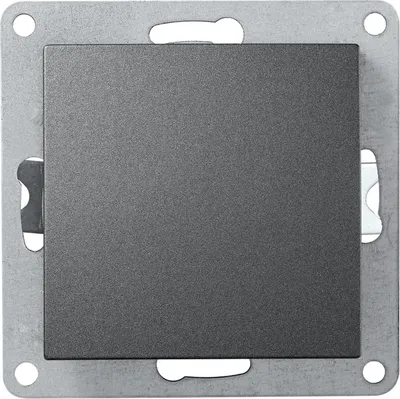 Produktbild von Taster McPower "Flair", 250V/10A, UP, anthrazit, matt