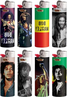 Image de Briquets Bob Marley en édition spéciale - Lot de 8 - Collection limitée