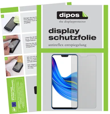Produktbild von 6x Schutzfolie für VIVO Z1 matt Displayschutzfolie Folie Display Schutz dipos