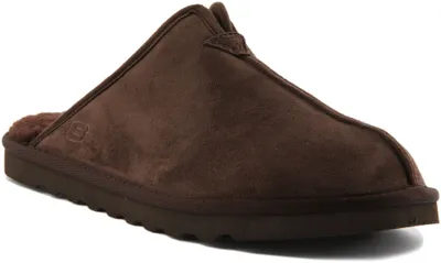 Produktbild von Skechers Relaxed Fit Renten-Palco Herren Leichtgewichtige Hausschuhe Aus Mikrofaser In Choco (41, Choco)
