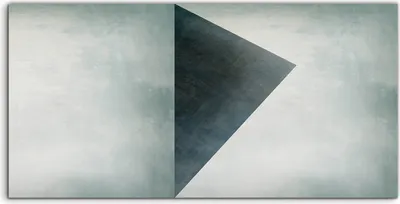 Produktbild von Coloray Canvas 120x60  Wandbild Leinwand Bilder Dreiecke minimalistische geometrisch