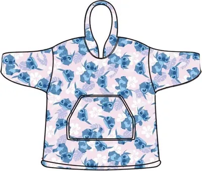 Productafbeelding van Disney Lilo & Stitch hoodie-poncho, maat XS - L, polyester
