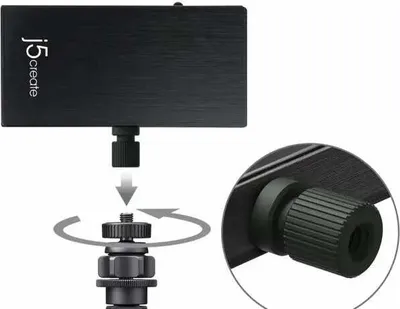 Produktbild von j5create JVA02-N Live Capture Adapter HDMI™ zu USB-C™mit Stromversorgung, Schwarz, USB 3.2 Gen 1 (3.1 Gen 1), 1920 x 1080 Pixel, USB Type-C 3.1 Gen1, 16:9, Aluminium