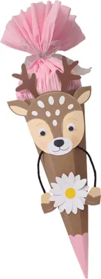Produktbild von Schultüte Bastelset Reh mit Blume von Prell