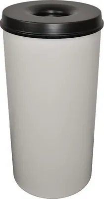 Produktbild von Feuerlöschender Papierkorb 50 Liter - Grau, Schwarz