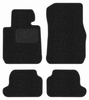 Image de Tapis de sol en moquette pour BMW 2 F23 2014-2022 (cabriolet) – jeu 4 pièces, anthracite, sur mesure – Wielganizator ANTHRA