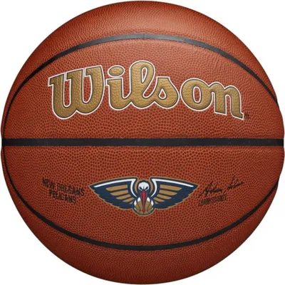 Image de Ballon de Basketball NBA New Orleans Pelicans Wilson Team Alliance Exterieur