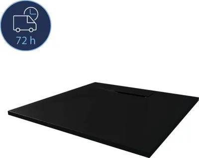 Produktbild von BREUER Duschwanne Lite-Line Express Q72 80 x 80 x 2.6 cm anthrazit strukturiert matt 1416071000014