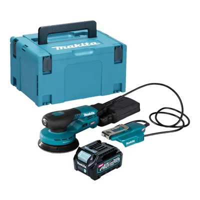 Image de Makita BO 003 CGD101 Ponceuse excentrique sans fil 40 V max. 125 mm 3,0 mm course Brushless + 1x batterie 2,5 Ah + Makpac - sans chargeur