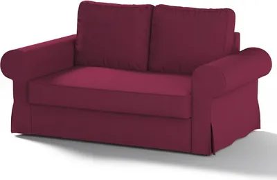 Produktbild von Dekoria Bezug für Backabro 2-Sitzer Sofa ausklappbar, pflaume , Bezug für Backabro 2-Sitzer Sofa