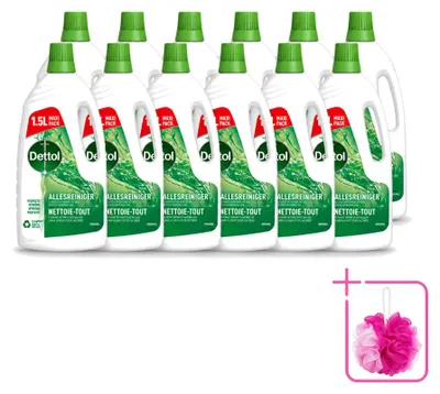 Produktbild von 12 x Dettol Original Allesreiniger - 1,5 l - Sparpackung - 12 Stücke