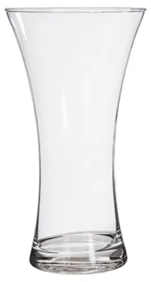 Produktbild von Alessandro Blumenvase Venecia - transparentes Glas - H26 cm - spitz zulaufend - Blumenstrausvase