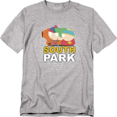 Immagine prodotto di South Park - Maglietta "Lyrics" per uomo/donna Unisex TV20666 (XL) (Sporty Heather)