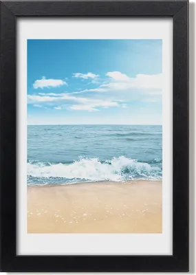 Produktbild von Bild 20x30 MDF-Rahmen, Wandkunst Strand und Meer