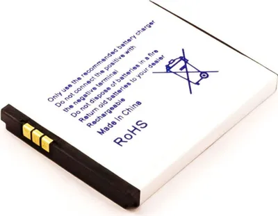 Produktbild von Akku für Avm Fritz!Fon MT-F Li-Ion 3,7 Volt 700 mAh schwarz.