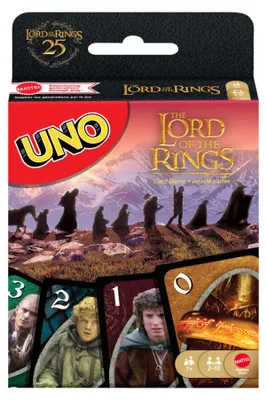 Immagine prodotto di Giochi UNO Il Signore degli Anelli, Carte, Scartare, 7 anni/anni, Gioco per famiglie