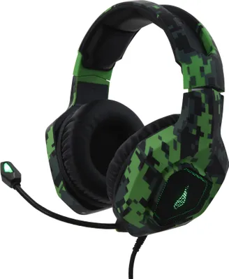 Zdjęcie produktu dla SureFire Skirmish, Przewodowa, Gaming, 20 - 20000 Hz, 390 g, Zestaw słuchawkowy, Czarny, Kamuflaż, Zielony