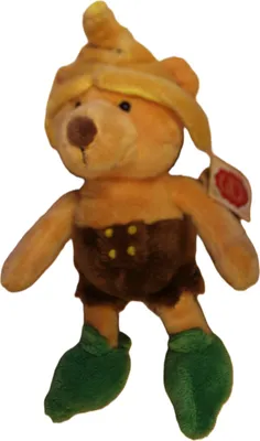 Produktbild von Teddy Hermann - 946205 - Blumenkind Bär, gelb, Plüsch, 25cm