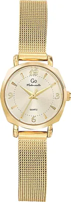 Imagen del producto de Reloj de pulsera de acero inoxidable para mujer, modelo Mademoiselle, color dorado, reloj analógico de cuarzo, UGO695566
