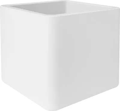 Obrázok produktu pre elho pure soft brick wheels 50, Kvetináč, Voľne stojace, LLDPE, Biela, Štvorec, Vnútorná / vonkajšia