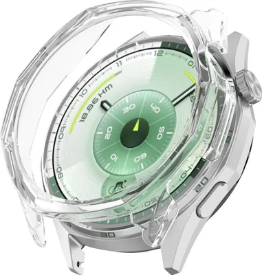 Produktbild von Smartwatch Schutzhülle für Huawei Watch GT 6 46mm Half Kunststoff Transparent