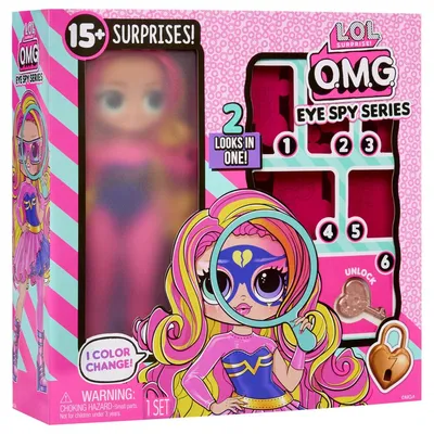 Obrázok produktu pre L.O.L. Surprise! OMG Eye Spy – Superhero, Modelka, Žena, 4 rok / roky, Chlapec / dievča, Viacfarebný