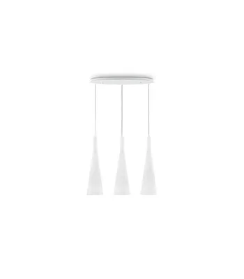 Produktbild von Moderne Aufhängung Milchweißes Glas 3 Lichter E27