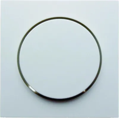 Image de Pièce centrale Berker avec bouton de réglage pour interrupteur rotatif S.1/B.3/B.7 blanc polaire, mat, 1 pièce.