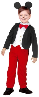 Immagine prodotto di WIDMANN Costume da bambina Topolino rosso Taglia 110 / 3-4 anni