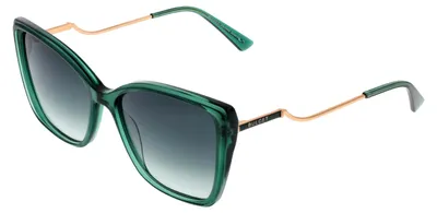 Produktbild von Bulget BG9220 Sonnenbrille Damen Azetat Grün 56-16-140