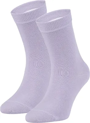 Produktbild von Kinder Socken für Mädchen & Jungen Lange Baumwollsocken, 24-29, Fliederfarben (French Lavender