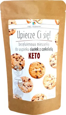 Produktbild von KUCHENMISCHUNG MIT SCHOKOLADE, OHNE ZUSATZZUCKER, GLUTENFREI, KETO 365 g – PIĘĆ PRZEMIAN